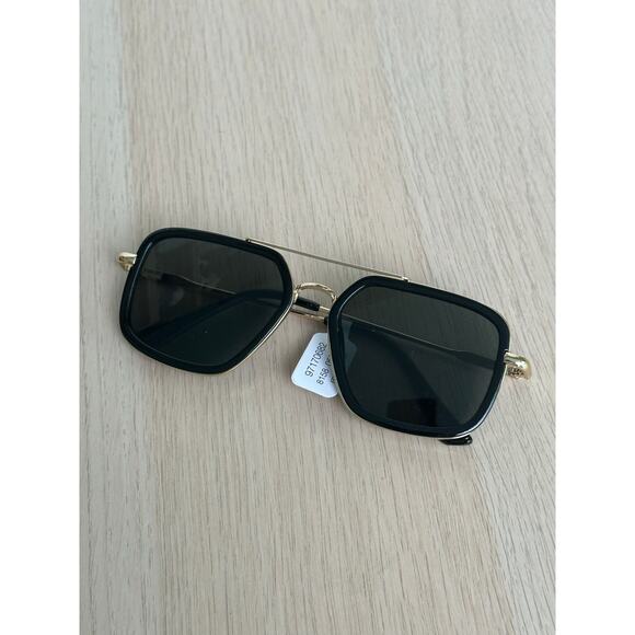 Other Other - Black and Gold Aviator Sunglasses - OS - New